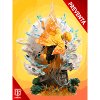 Demon Slayer- Zenitsu Agatsuma: Thunder Breathing Primera Forma Thunderclap y Flash