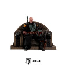 The Mandalorian - Boba Fett (Repaint Armor) And Throne